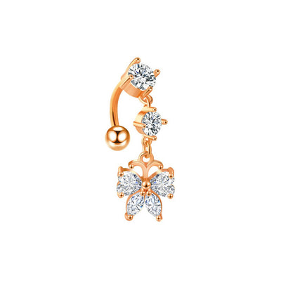 Hanging Zirconia Butterfly Hub (Surgical Steel 316L)