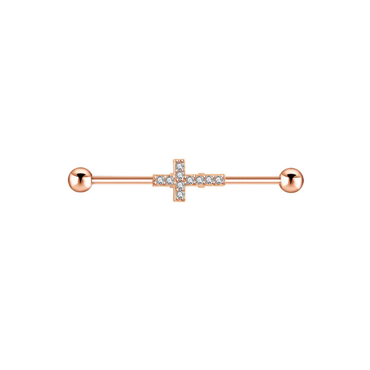 Zirconia cross industrial pin 1.6mm 38mm (Steel 316L)