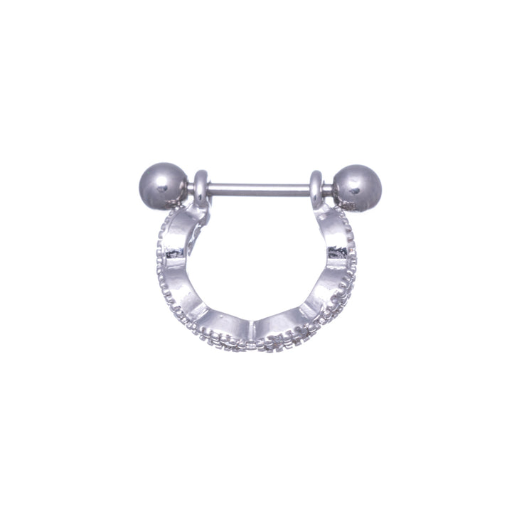 Zirconia chandelier decorated ring with chandelier