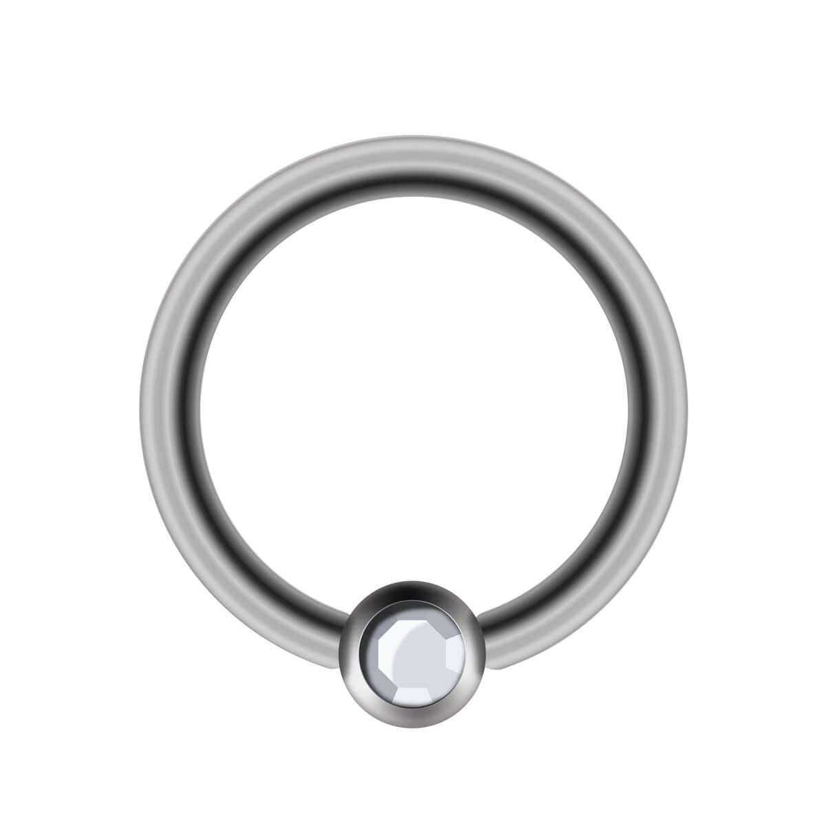 Stone piercing ring 1.2mm (Steel 316L)