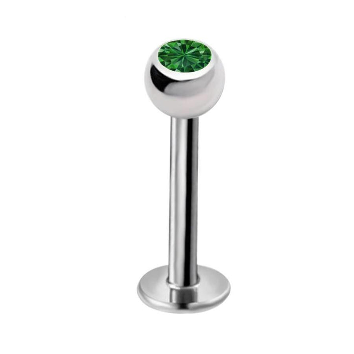 Kivellinen labret huulikoru 1.2mm 6mm (teräs 316L)