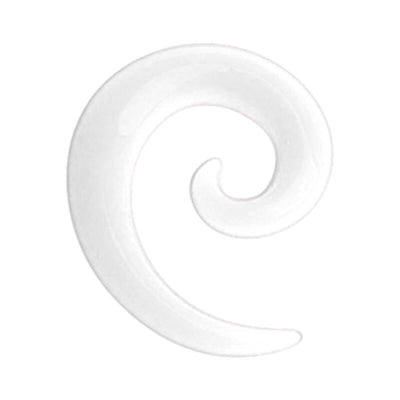 Spiral stretch earring 8mm (acrylic)