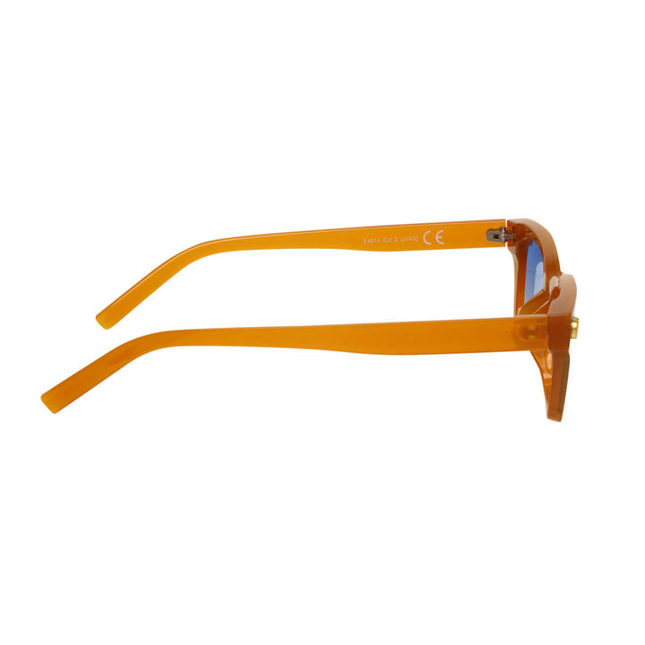 Rectangular sunglasses with decoration