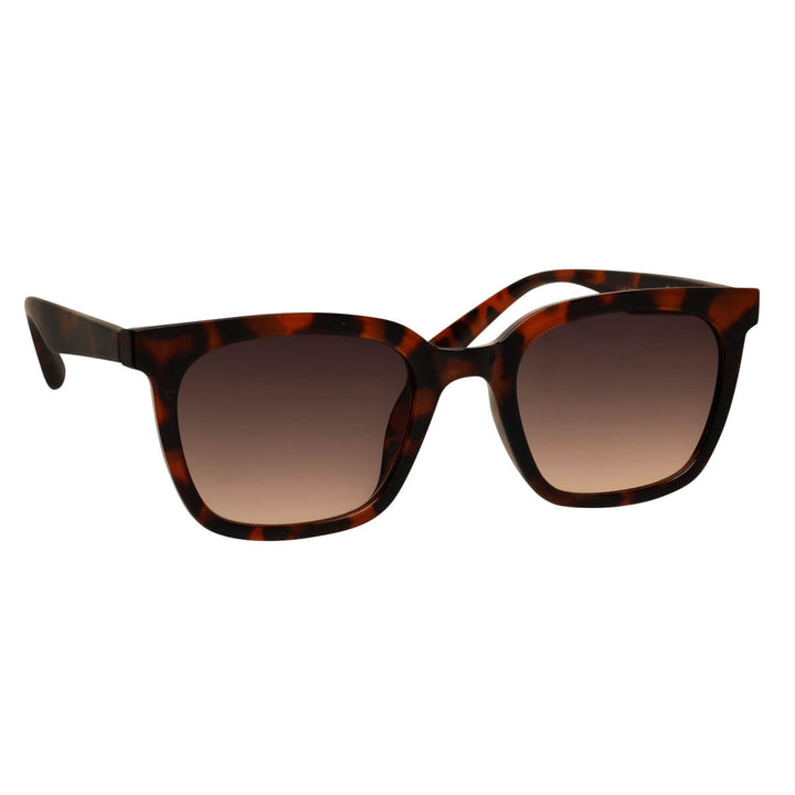 Flat angled sunglasses