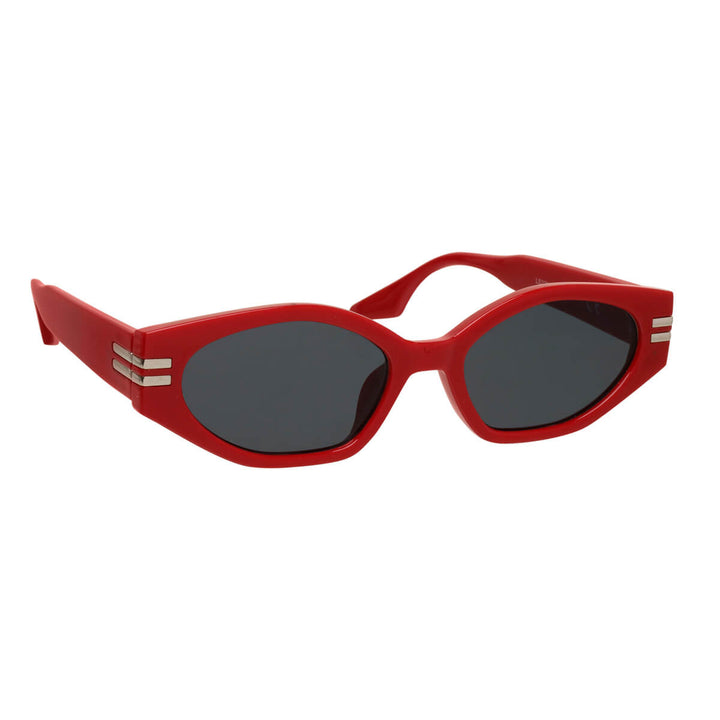 Angular oval sunglasses