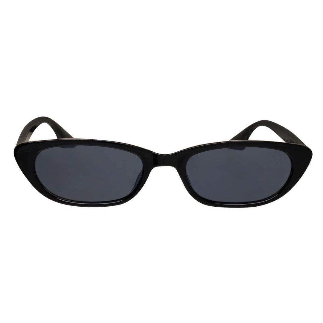 Low oval sunglasses with decoration