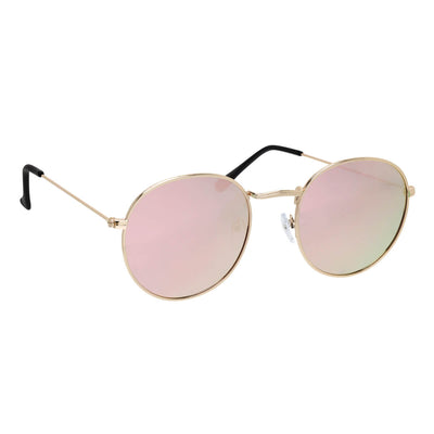 Round polarised sunglasses