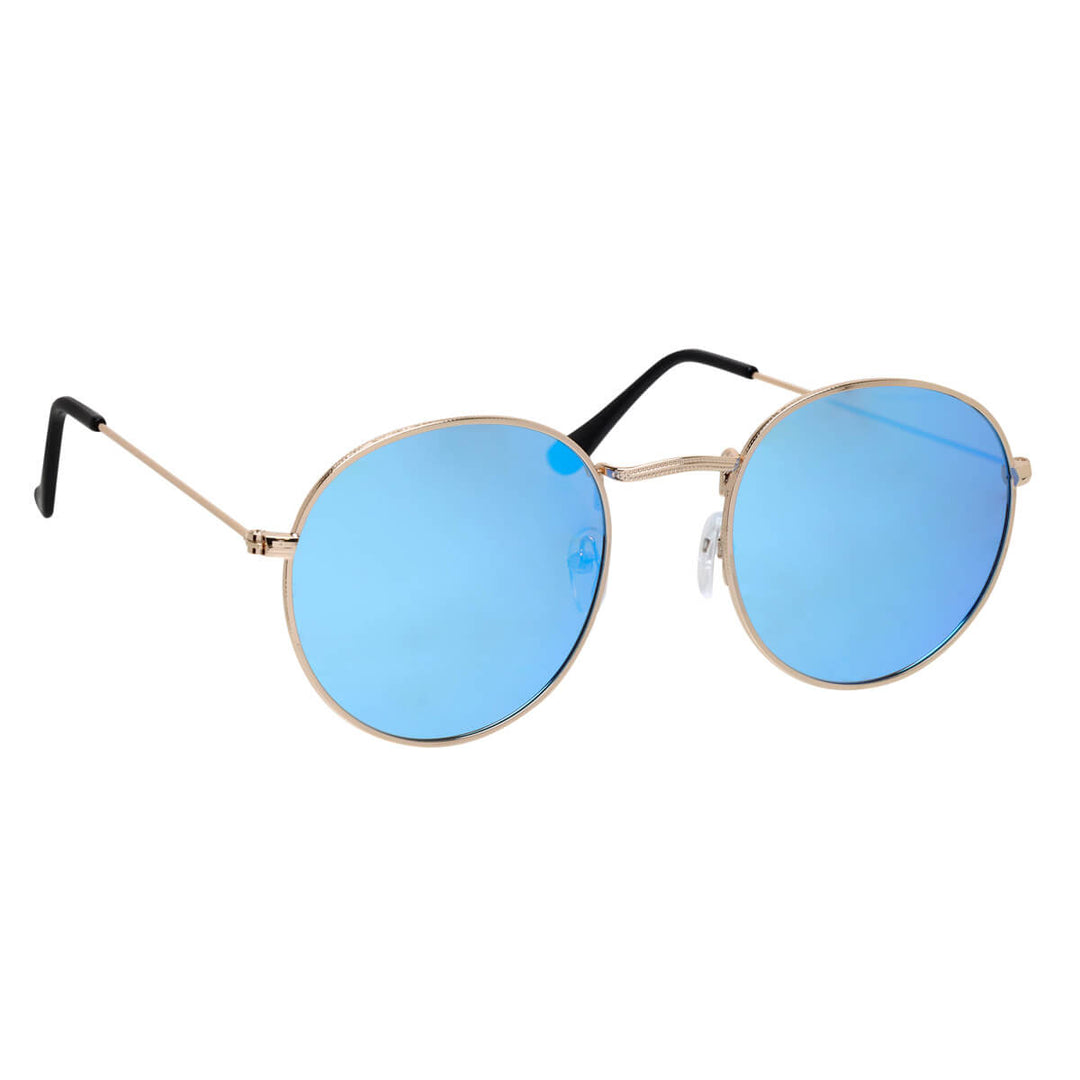 Round polarised sunglasses