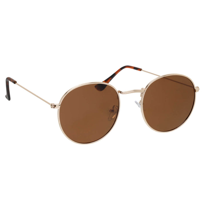 Round polarised sunglasses