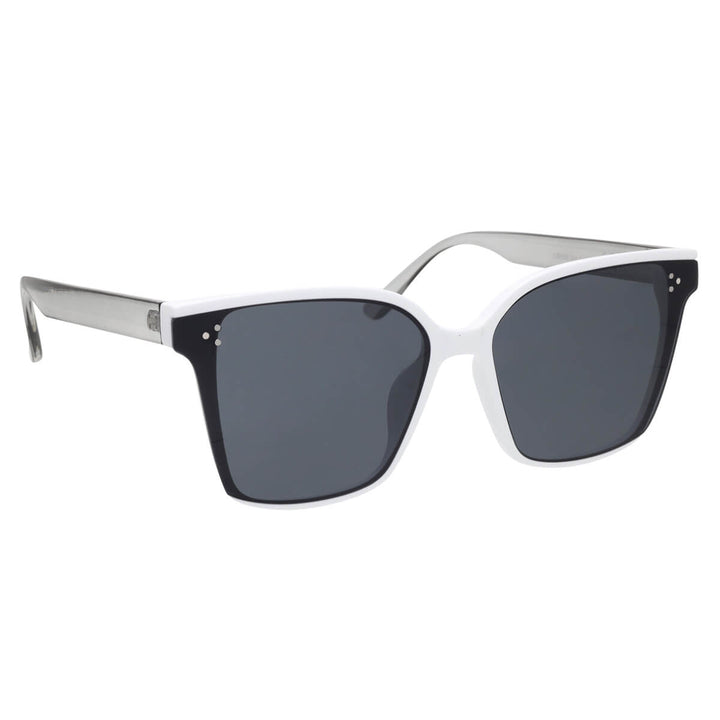 Women's big sunglasses with rivets