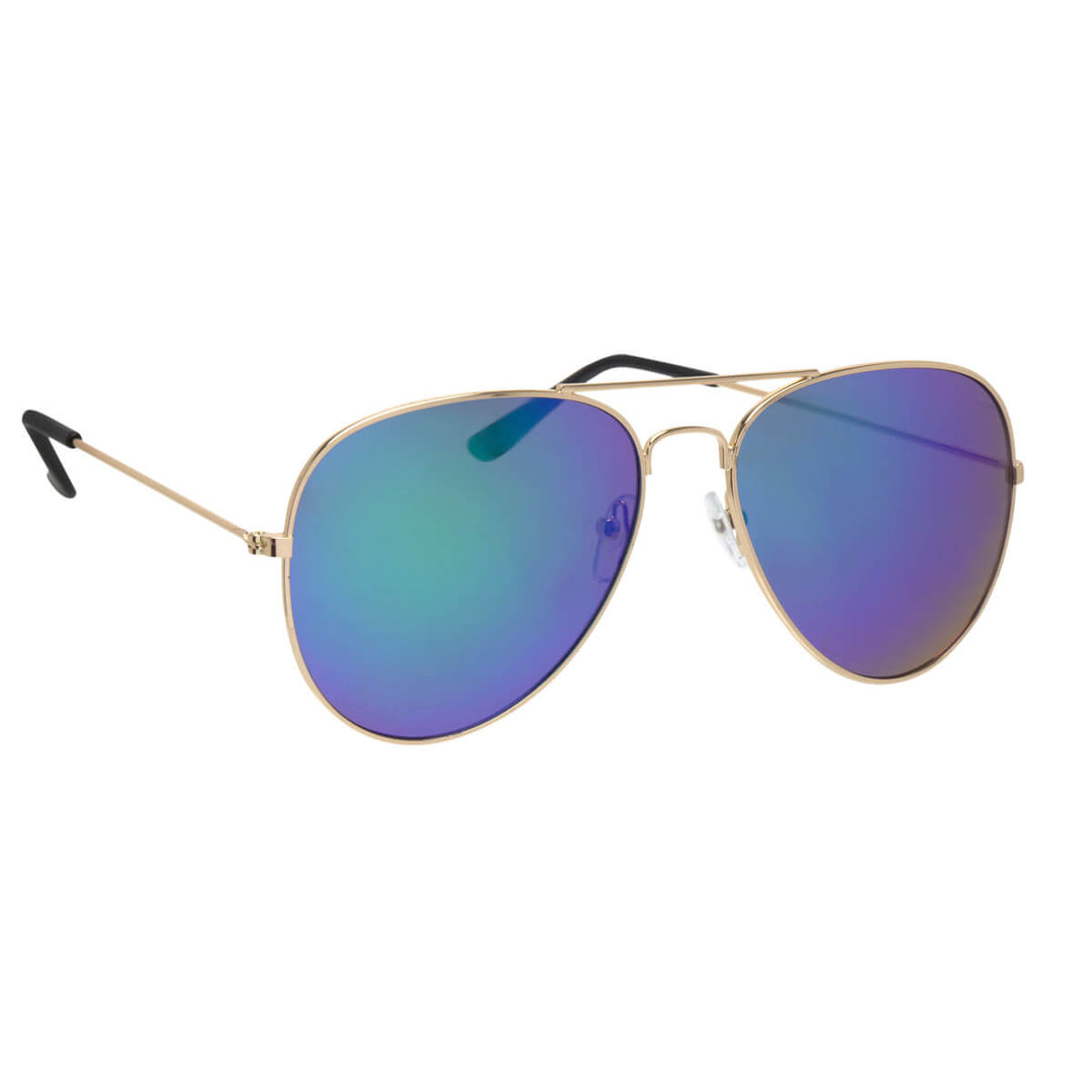 Coloured mirror pilot pilot sunglasses