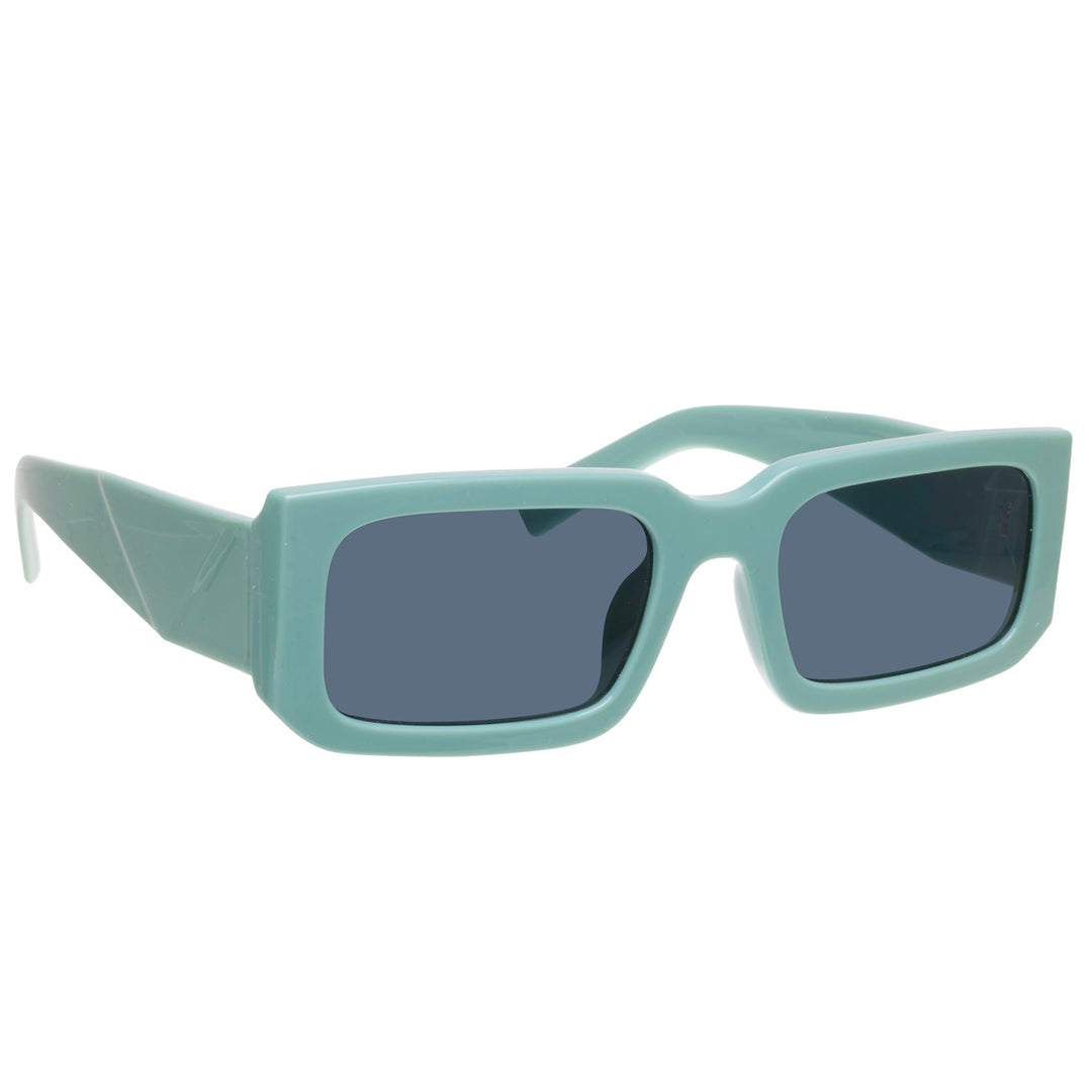 Rectangular angled sunglasses