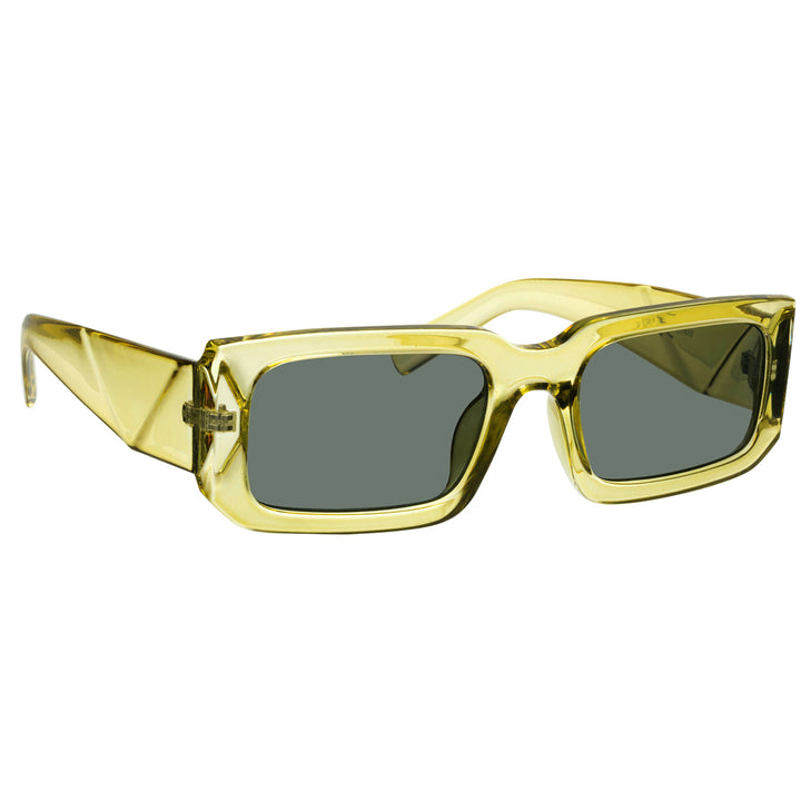 Rectangular angled sunglasses