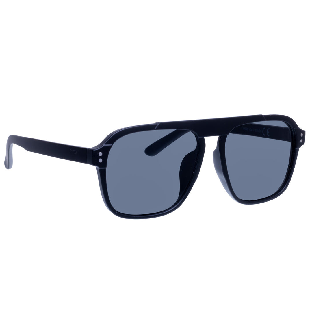 Angled aviator sunglasses flat top