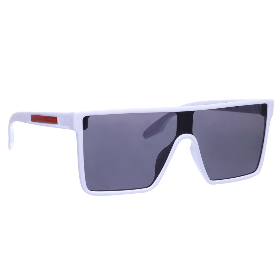 Angled flat top sunglasses