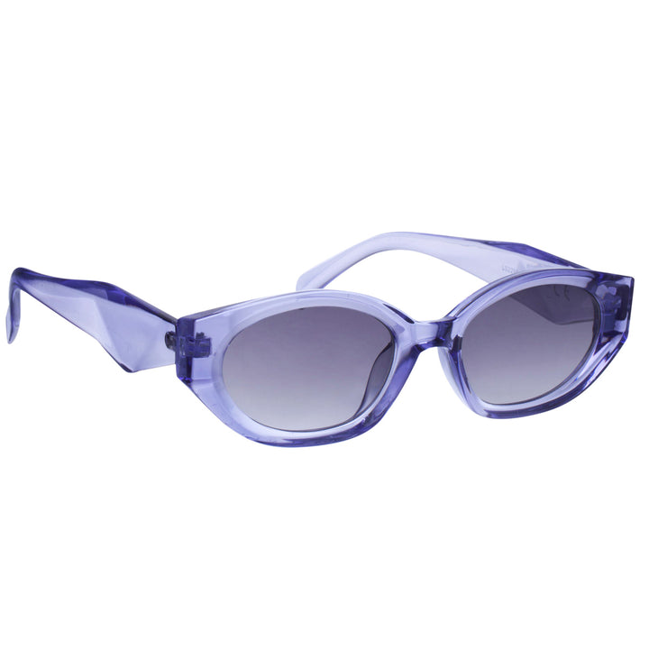 Oval angled sunglasses