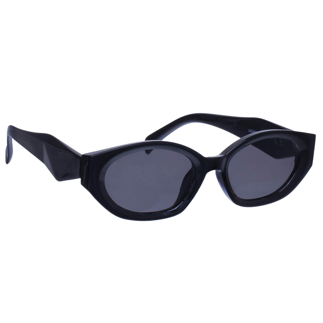 Oval angled sunglasses