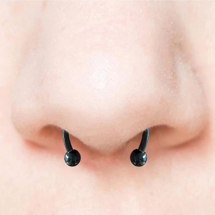 Feikki septum smycken magnet septum stål (3 par ersättare)