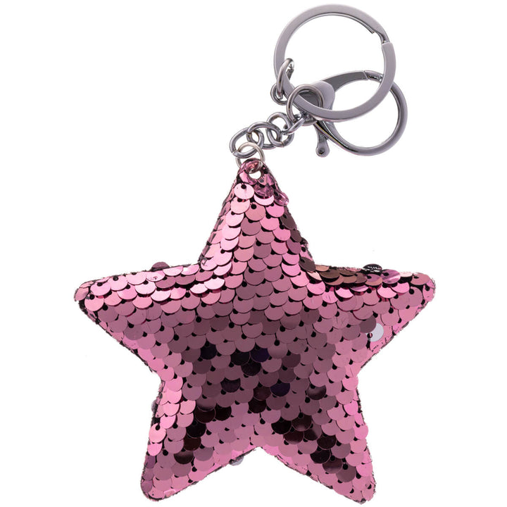 Sequette star keychain