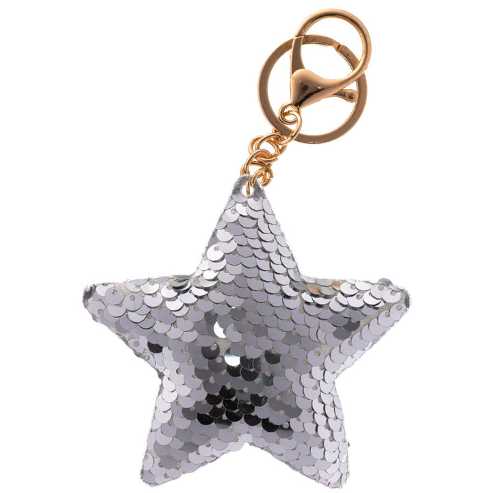 Sequette star keychain