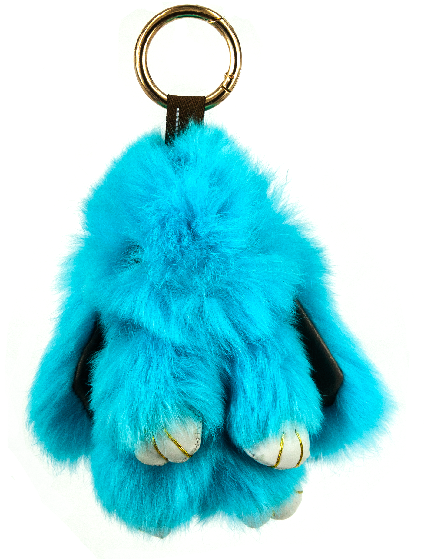 Plush bunny keychain