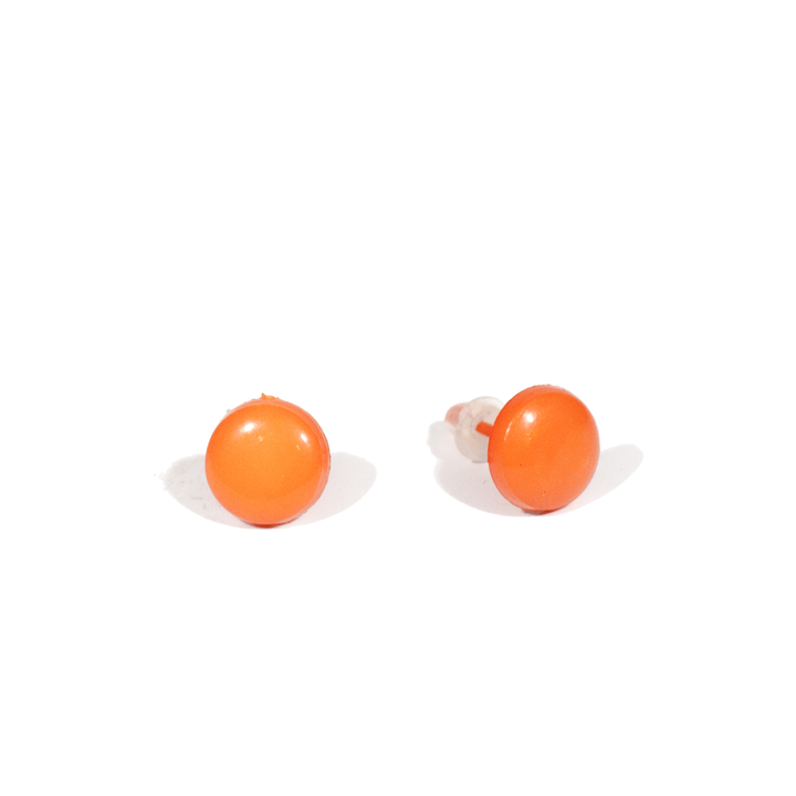 Plastic earrings 8mm